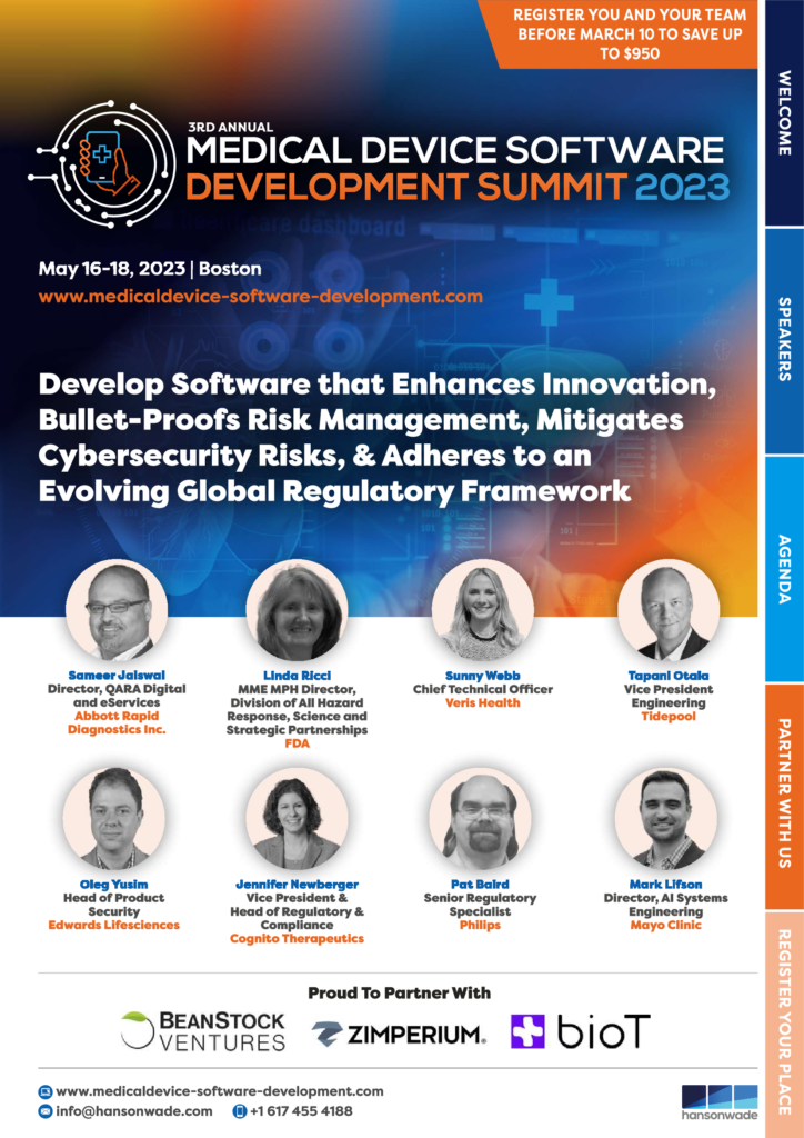 Full Event Guide Rd Medical Device Software Development Summit