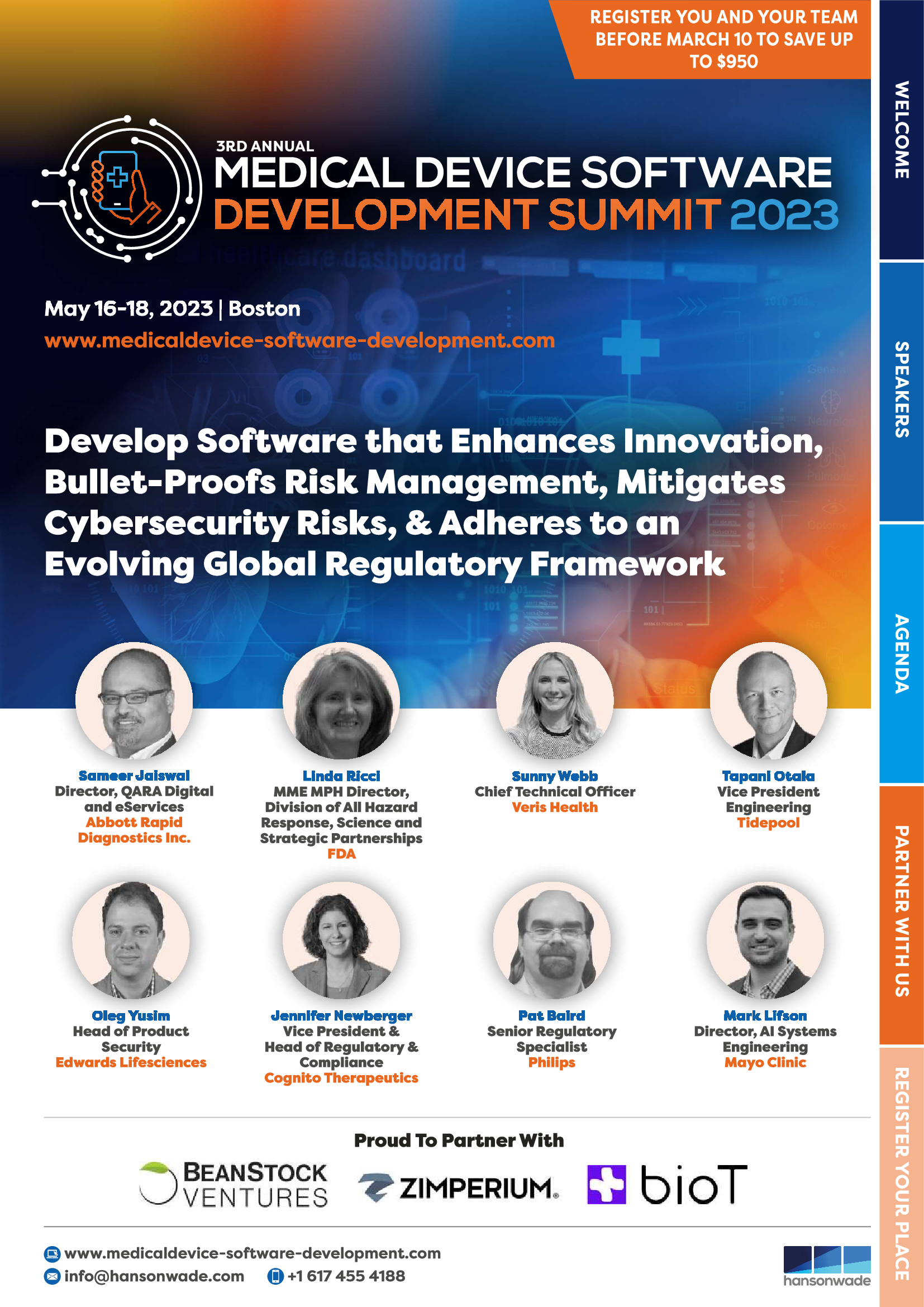 Full Event Guide Rd Medical Device Software Development Summit